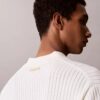 Ribbed Sweater Polo Shirt