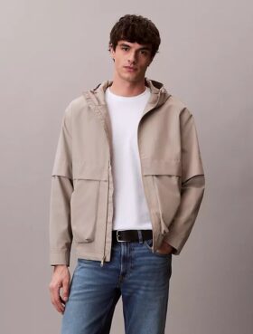 Ripstop Hooded Windbreaker Jacket