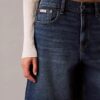 Roll Hem A-Line Denim Shorts Roll Hem A-Line Denim Shorts