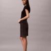 Roll Hem A-Line Denim Shorts
