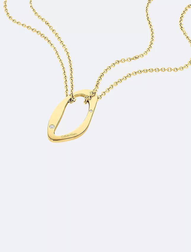 Round Organic Shape Pendant Necklace Round Organic Shape Pendant Necklace