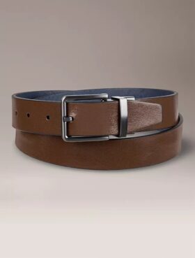 Saffiano Leather Reversible Belt Saffiano Leather Reversible Belt