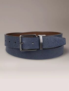 Saffiano Leather Reversible Belt Saffiano Leather Reversible Belt