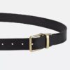 Saffiano Leather Reversible Belt