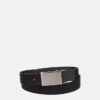 Saffiano Reversible Plaque Buckle Belt Saffiano Reversible Plaque Buckle Belt