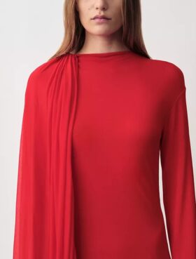 Sara Draped Evening Dress Sara Draped Evening Dress