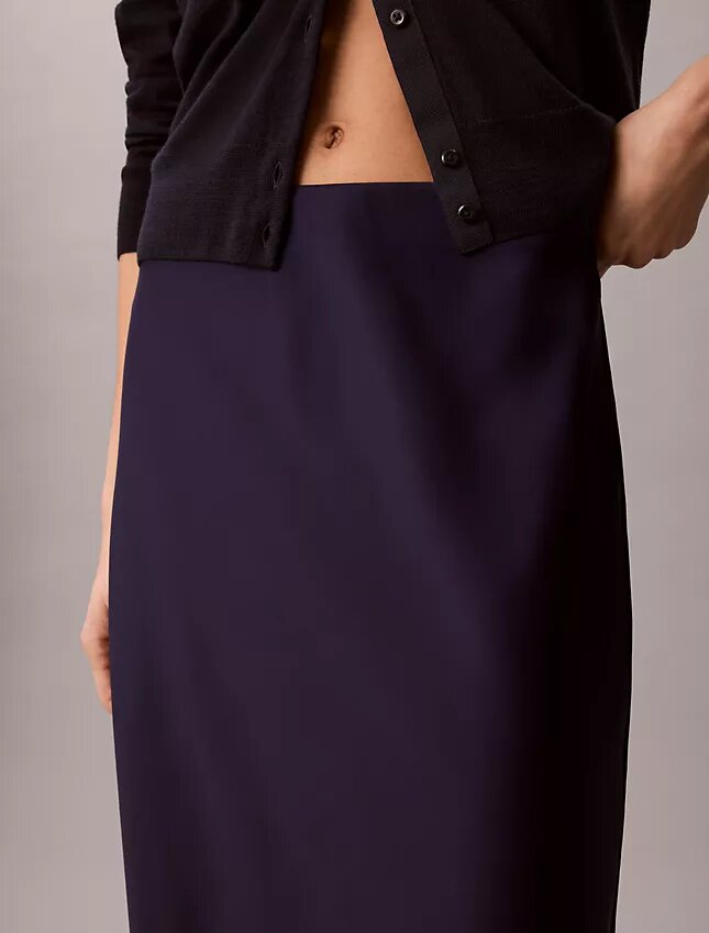 Satin Midi Skirt Satin Midi Skirt