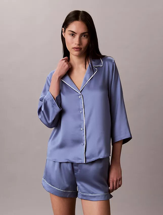 Satin Sheen Shirt Satin Sheen Shirt