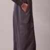 Satin Twill Relaxed Cargo Pants