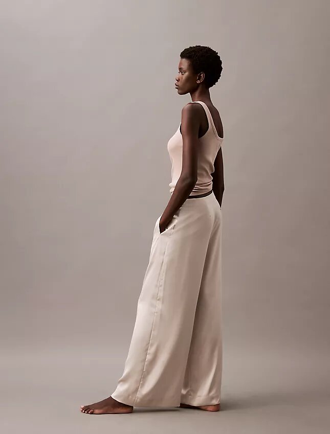 Satin Wide Leg Sleep Pants Satin Wide Leg Sleep Pants