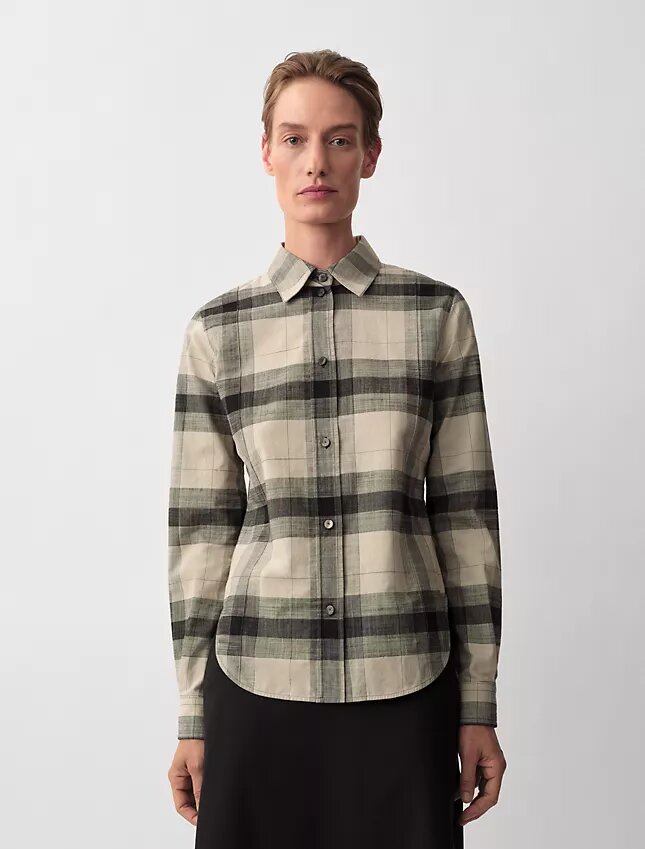 Scarlett Plaid Button-Down Shirt Scarlett Plaid Button-Down Shirt