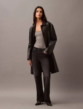 Scoop Neck Rib Sweater