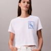 Script Logo Cropped Boxy T-Shirt