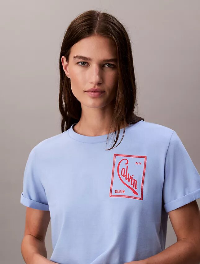 Script Logo Cropped Boxy T-Shirt Script Logo Cropped Boxy T-Shirt