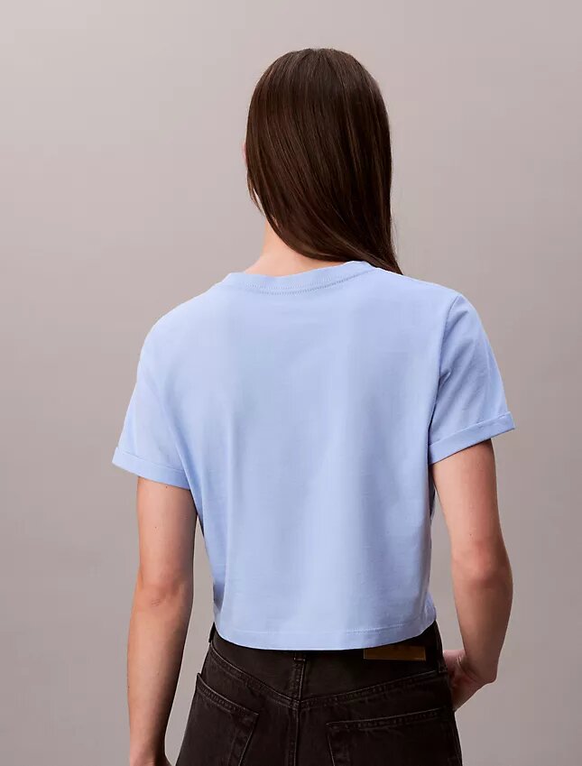 Script Logo Cropped Boxy T-Shirt Script Logo Cropped Boxy T-Shirt