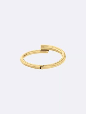 Sculptural Round Bangle