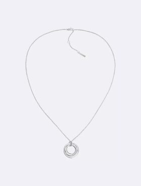 Sculptural Round Pendant Necklace