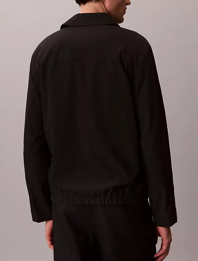 Seersucker Blouson Jacket Seersucker Blouson Jacket