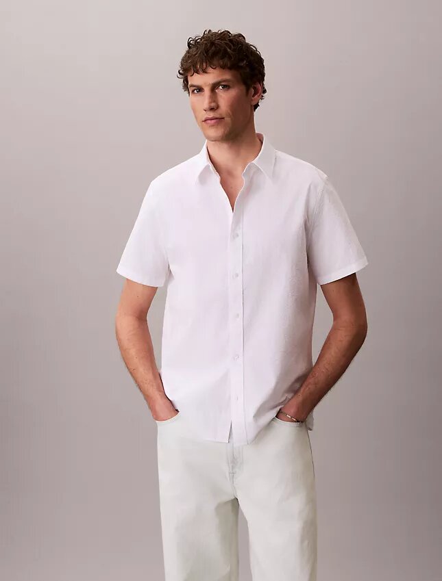 Seersucker Classic Button-Down Shirt Seersucker Classic Button-Down Shirt