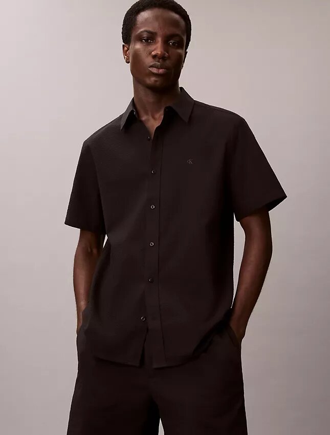 Seersucker Classic Button-Down Shirt Seersucker Classic Button-Down Shirt