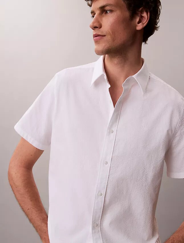 Seersucker Classic Button-Down Shirt Seersucker Classic Button-Down Shirt