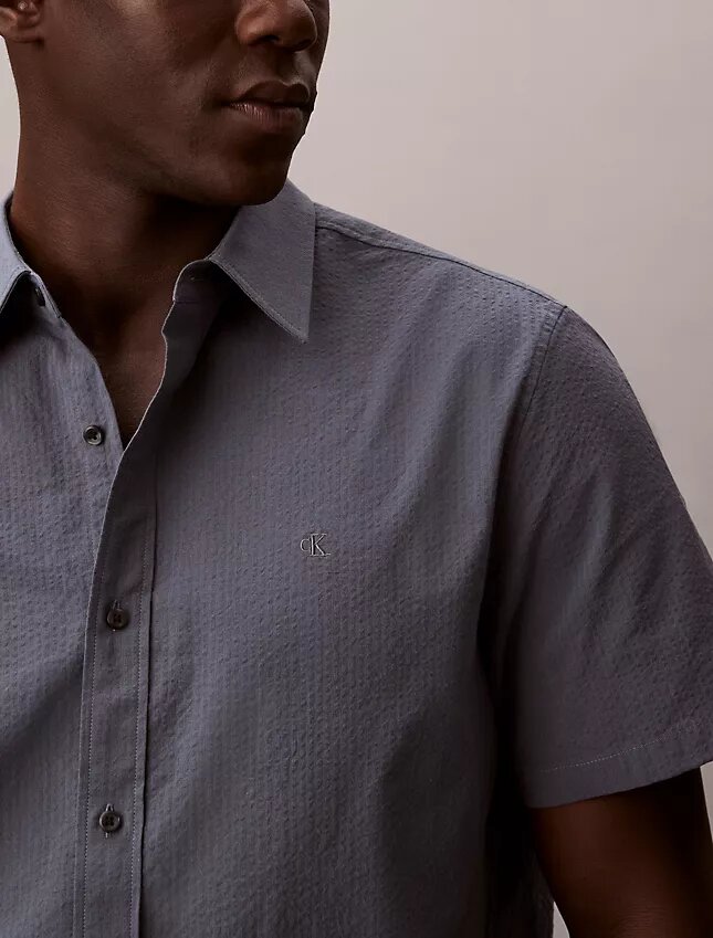 Seersucker Classic Button-Down Shirt Seersucker Classic Button-Down Shirt