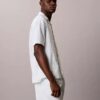 Seersucker Relaxed Sleep Button-Down Shirt