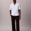 Seersucker Relaxed Sleep Button-Down Shirt
