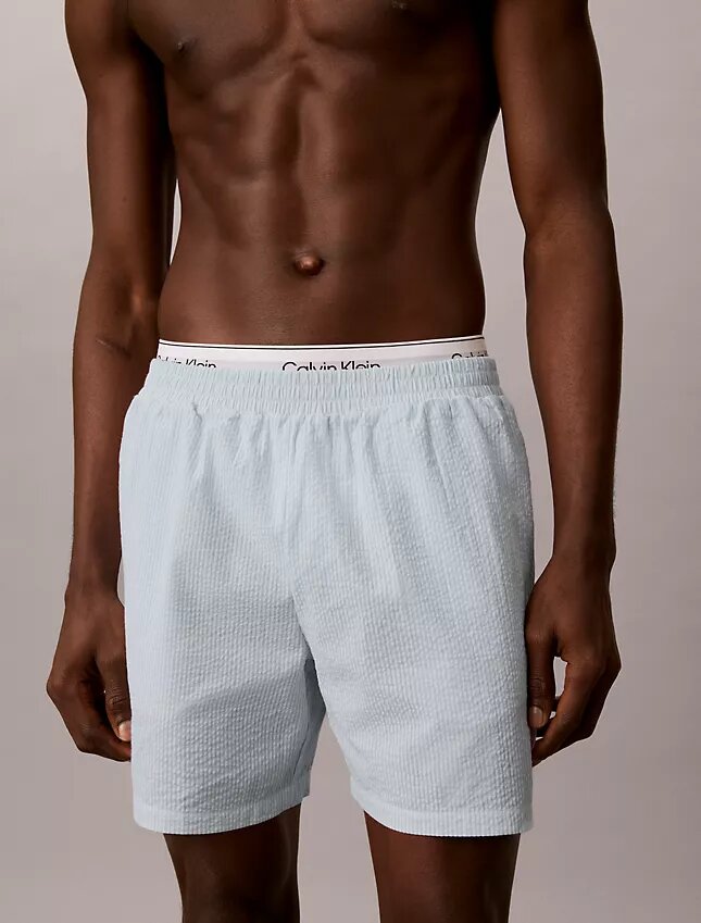 Seersucker Sleep Shorts Seersucker Sleep Shorts