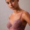 Sensual Stretch Lace Unlined Full Coverage Bra