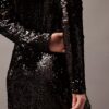 Sequin Midi Dress