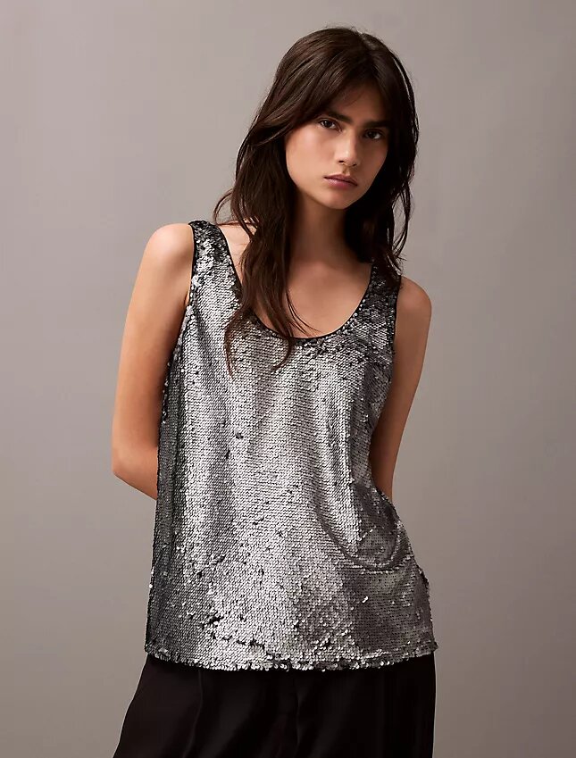 Sequin Tank Top Sequin Tank Top