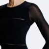 Sheer Cut out Back Maxi Dress