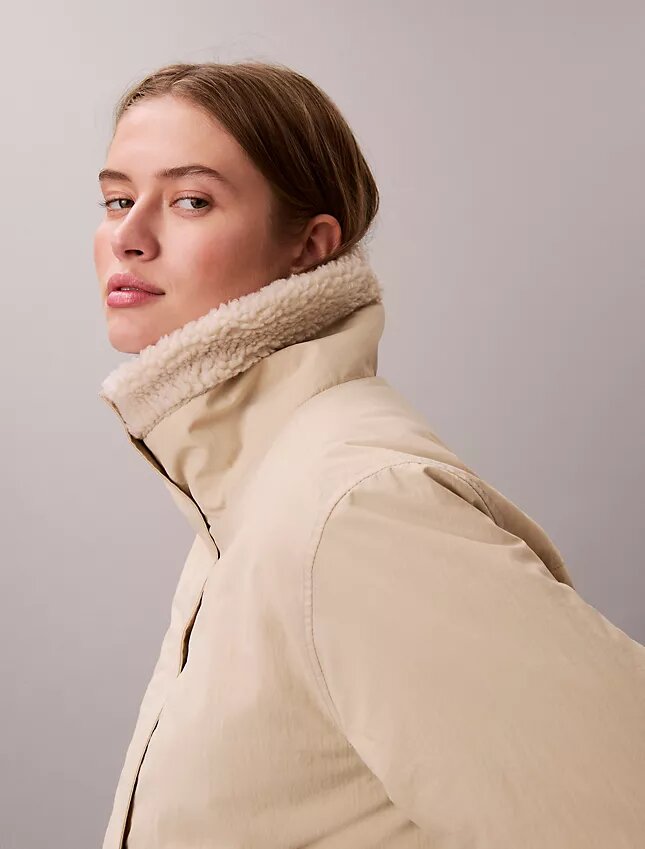 Sherpa Collar Relaxed Jacket Sherpa Collar Relaxed Jacket