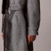 Shine Denim A-Line Skirt