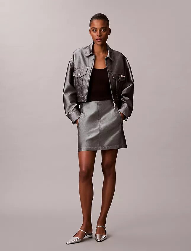Shine Denim Bomber Jacket Shine Denim Bomber Jacket