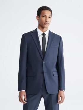 Slim Fit Navy Suit Jacket