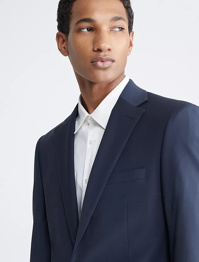 Slim Fit Navy Suit Jacket Slim Fit Navy Suit Jacket