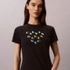 Slim Tiered Logo Graphic Tee Slim Tiered Logo Graphic Tee