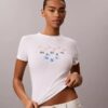Slim Tiered Logo Graphic Tee Slim Tiered Logo Graphic Tee