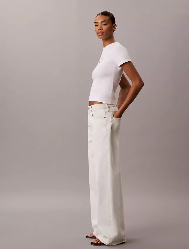 Slim Tiered Logo Graphic Tee Slim Tiered Logo Graphic Tee