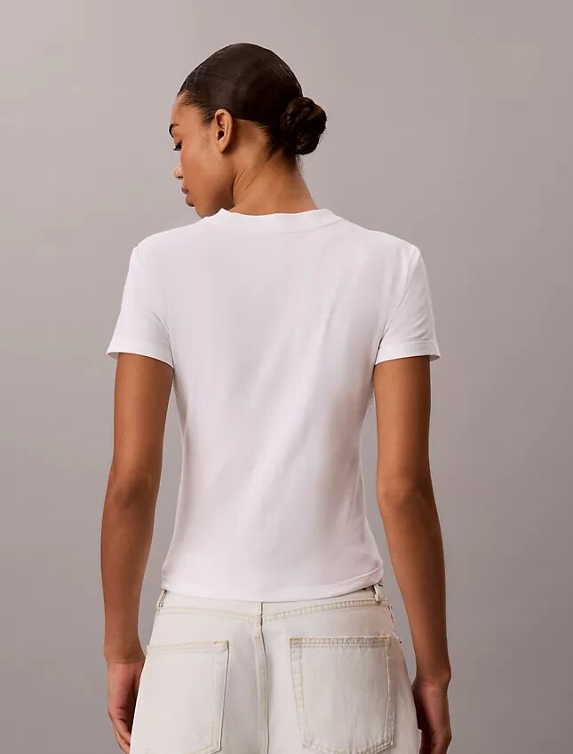 Slim Tiered Logo Graphic Tee Slim Tiered Logo Graphic Tee