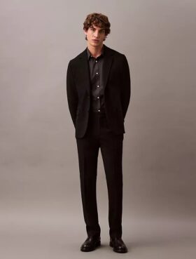 Slim Wool Gabardine Trouser