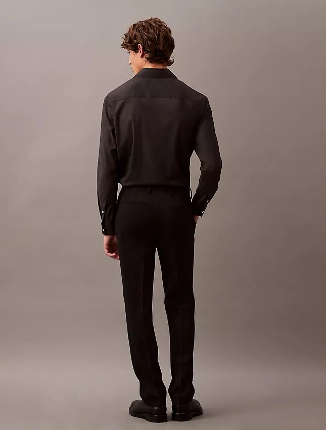 Slim Wool Gabardine Trouser Slim Wool Gabardine Trouser
