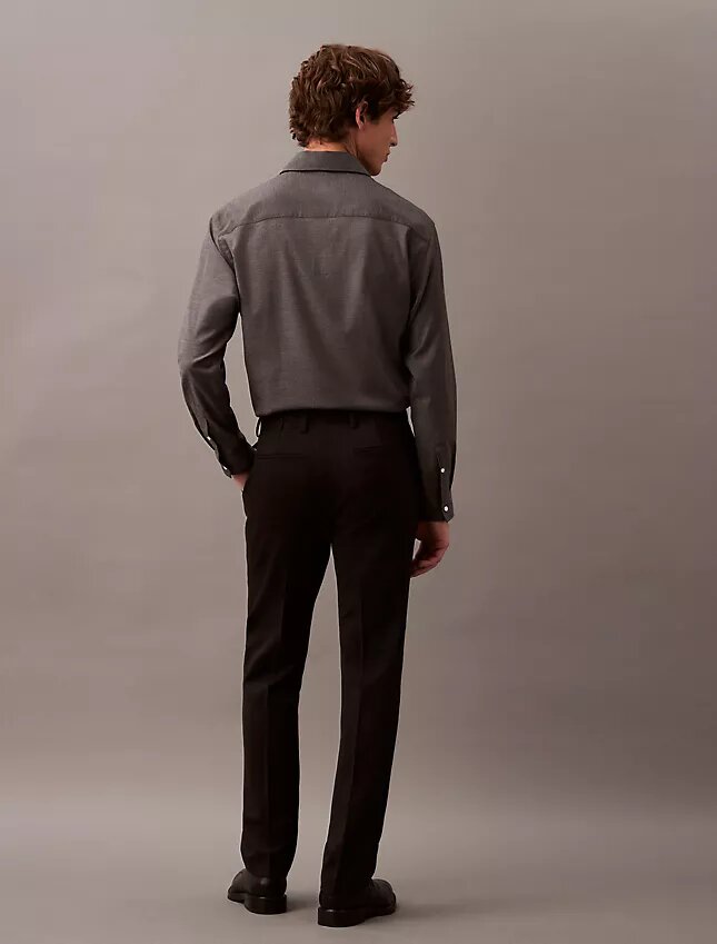 Slim Wool Gabardine Trouser Slim Wool Gabardine Trouser