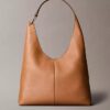 Slouchy Leather Medium Shoulder Bag
