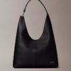 Slouchy Leather Medium Shoulder Bag