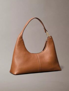 Slouchy Leather Shoulder Bag