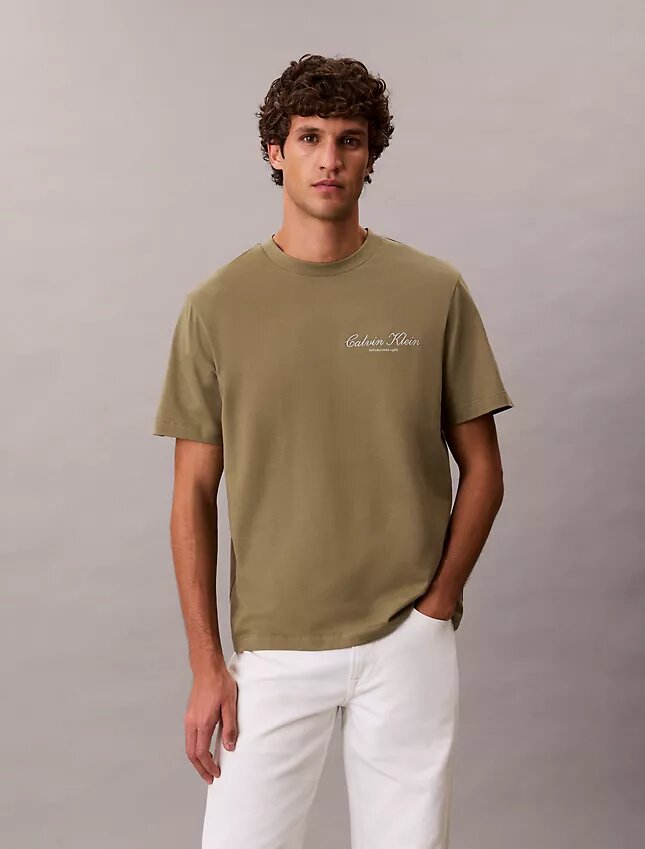 Small Script Logo Graphic Classic T-Shirt Small Script Logo Graphic Classic T-Shirt