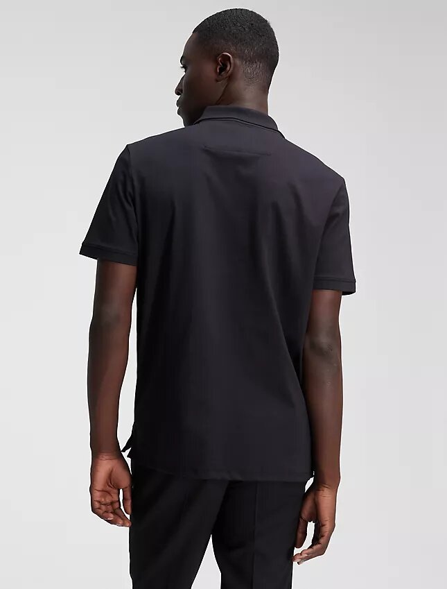 Smooth Cotton Blend Polo Shirt Smooth Cotton Blend Polo Shirt